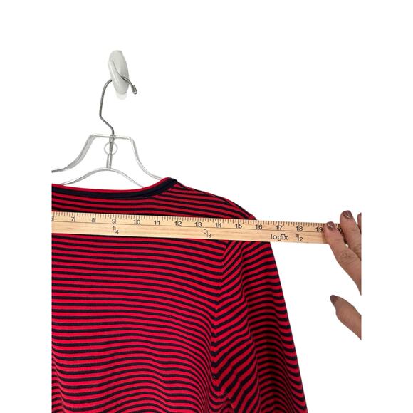 Sonya By Sonya Rykiel Sweater Stripe Red Blue Nautical Cotton Pullover Small - Picture 10 of 14